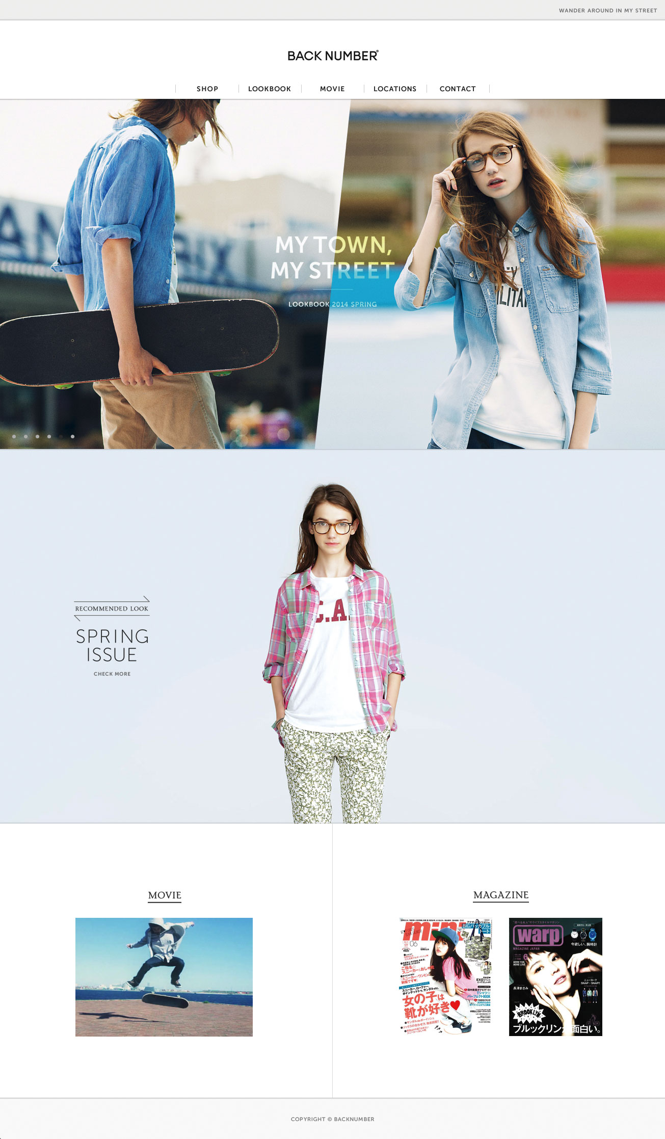 BACK NUMBER by Right-on