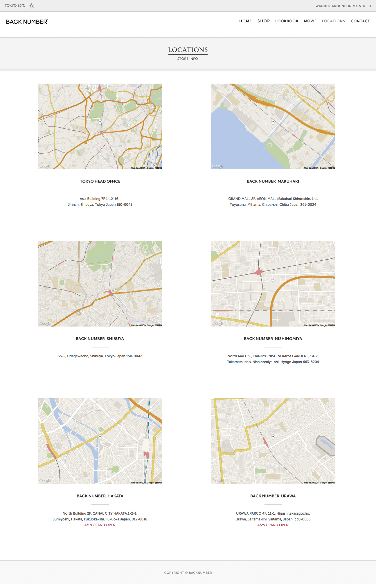 BACK NUMBER by Right-on